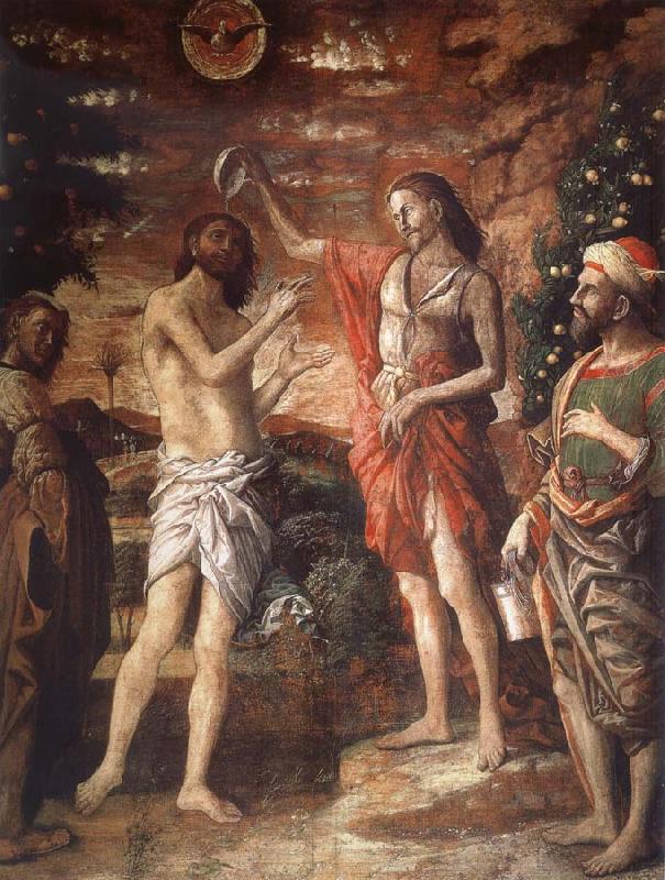 Andrea Mantegna Would baptize Christs oil painting image